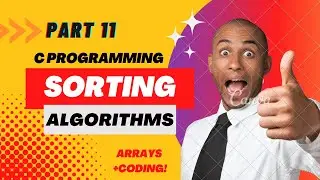 Sorting In C Programming | How to Sort an Array | Nested loops