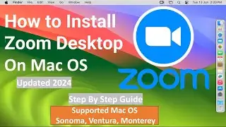 How to Install Zoom Desktop on Mac OS [2024]