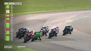 2024 Bennetts British Superbikes: Thruxton Race 1 final lap thriller