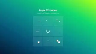 Simple CSS loaders | Free Source Code | CSS Loading Animations | #css #loader #html