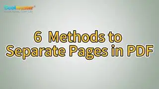 Retain PDF Layout: How to Separate Pages in PDF Effortlessly