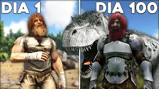 Sobrevivendo 100 dias no ARK Survival Evolved - Modo Hardcore!