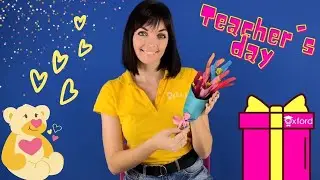День учителя / учим новые слова  и делаем классный букет на английском языке