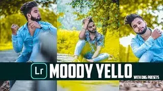 Moody Yellow Lightroom Tutorial || Dng and Xmp Presets Free By Bdrock Editz