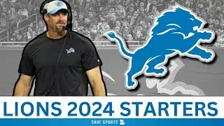 Detroit Lions Starters For 2024 Entering Their Week 1 Game Against The Los Angeles Rams