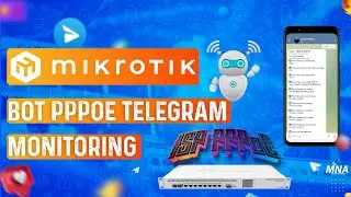 Gestion PPPoE avec bot telegram Mikrotik  ( monitoring PPPoE Bot )