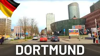 DORTMUND Driving Tour 🇩🇪 Germany || 4K Video Tour of Dortmund