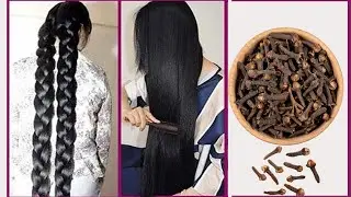 how to grow shine and silky hair faster with cloves & water!! super fast hair growth challenge❣️