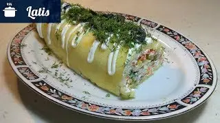 Картофельный Салат-Рулет!