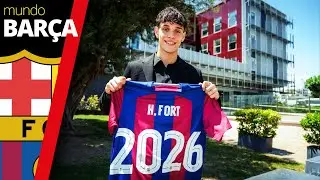 ÚLTIMA HORA BARÇA: Héctor Fort renueva hasta 2026