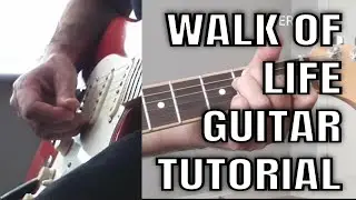 Walk of Life Guitar Tutorial From Original Isolated Guitar Track (Updated)