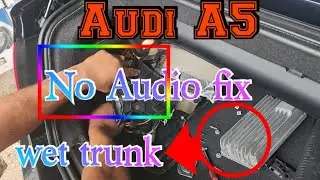 2012 Audi A5 No screen, no sound, sometimes stuck on audi logo on display Fix Repair programming