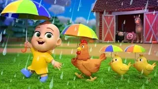 Rain Rain Go Away (Animal Version) | Nursery Rhymes & Kids Songs