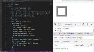 How to animate CSS dynamically in JavaScript