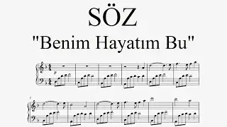 SÖZ - "Benim Hayatım Bu" (Piano Cover)