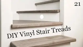 How to Install Vinyl Plank Flooring on Stairs | DIY / How To