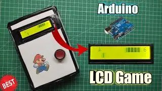 How to make LCD game using Arduino || Arduino Game || How to make mario game using Arduino