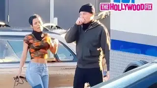 Leonardo DiCaprio Slaps Teyana Taylors Booty On The Set Of BC Project In Sacramento, CA