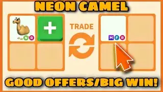 OMG I GOT A GOOD MEGA!!😱😱 WATCH 8 BEST OFFERS FOR *NEW* NEON CAMEL in Rich Servers Adopt me
