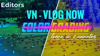 Color Grading on VN - Video Editor is so easy |VN Vlog Now