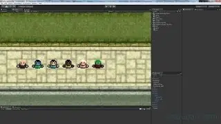 2D Game Tutorial. Part 1. Character creating and tinting in Unity