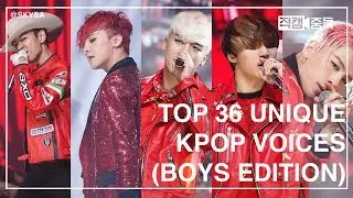 TOP 36 UNIQUE KPOP VOICES {BOYS}