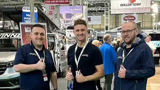 We Buy Any Motorcaravan Team at the Nec Motorhome, Caravan and Camping show 2024