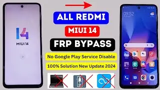 All Redmi MIUI 14 Frp Bypass Without Second Space | Without Activity Launcher | All Redmi FRP Unlock