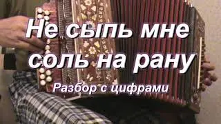 Не сыпь мне соль на рану (гармонь)