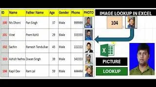 IMAGE LOOKUP IN EXCEL  #imagelookuplookup picture