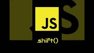 23) Shift - JS Array Methods Under A Minute #Shorts