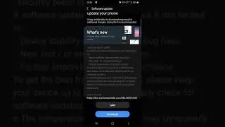 Samsung A50 new update