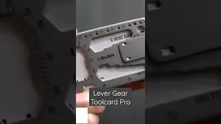 Lever Gear Toolcard Pro Money Clip Details (Multitool EDC) #shorts