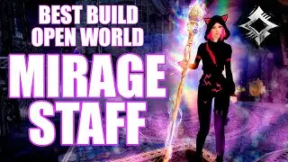 GW2 - Celestial Staff Mirage - Open World Build - Guild Wars 2 PvE - Mesmer Gameplay End of Dragons