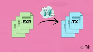 How to convert EXR files to TX files in Maya | .exr to .tx | Tx Manager