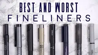 Finding the BEST Fineliner | The Ultimate Fineline Marker Test