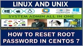 How to Reset Root User Password in RHEL and CentOS 7