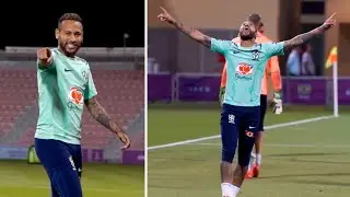 Neymar is BACK! Returns to Brazil training in fine form ahead of South Korea round of 16 match