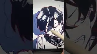 Manga style on Procreate 😔✊💔