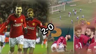 Man United vs Wigan 2-0 Highlights 🔥, Bruno Fernandes & Dalot Goal vs Wigan.