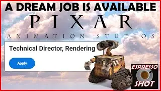 Pixar Animation Hiring - Dream Job - Great for Mid-level ex-wranglers, lighting ATDs and CG artists.