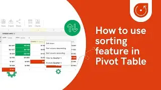 How to use sorting feature in Flexmonster Pivot Table component