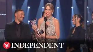 Taylor Swift announces new album onstage at VMAs
