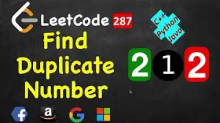 Find the Duplicate Number | LeetCode 287 | C++, Java, Python