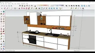 MODULAR KITCHEN DESIGN | SKETCHUP TUTORIAL FOR BEGINNERS |  @autocadandinterior2153 ​