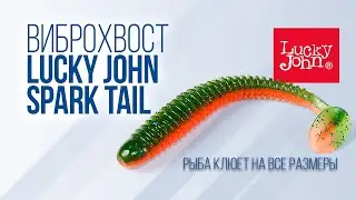 Ловят все размеры! Обзор съедобки Lucky John Spark Tail
