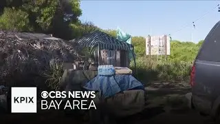 Work begins to clears homeless encampment near Bay Bridge toll plaza