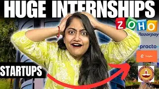 Veralevel😳Huge internships in Zoho, Amazon, Startups announced🔴