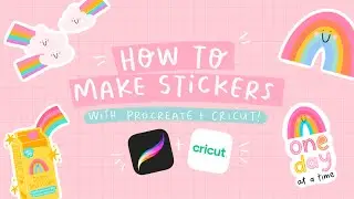 Design and Cut Custom Stickers with Procreate and Cricut | Procreate Projects for Beginners