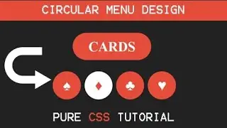 HTML Circular Menu Design Using HTML and CSS